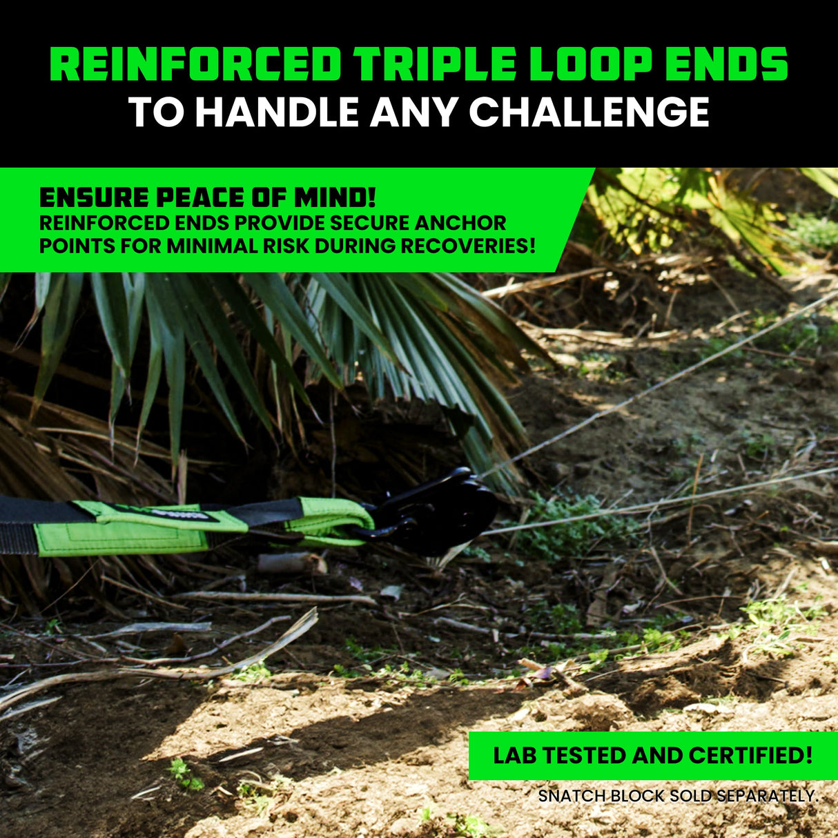 4" x 10' Recovery Tree Saver Strap