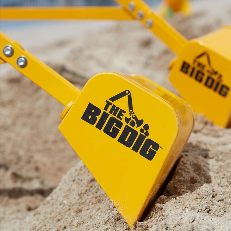 Kids 3+ Ride-On Excavator Sand Digger with 360-Degree Rotating Base, Yellow