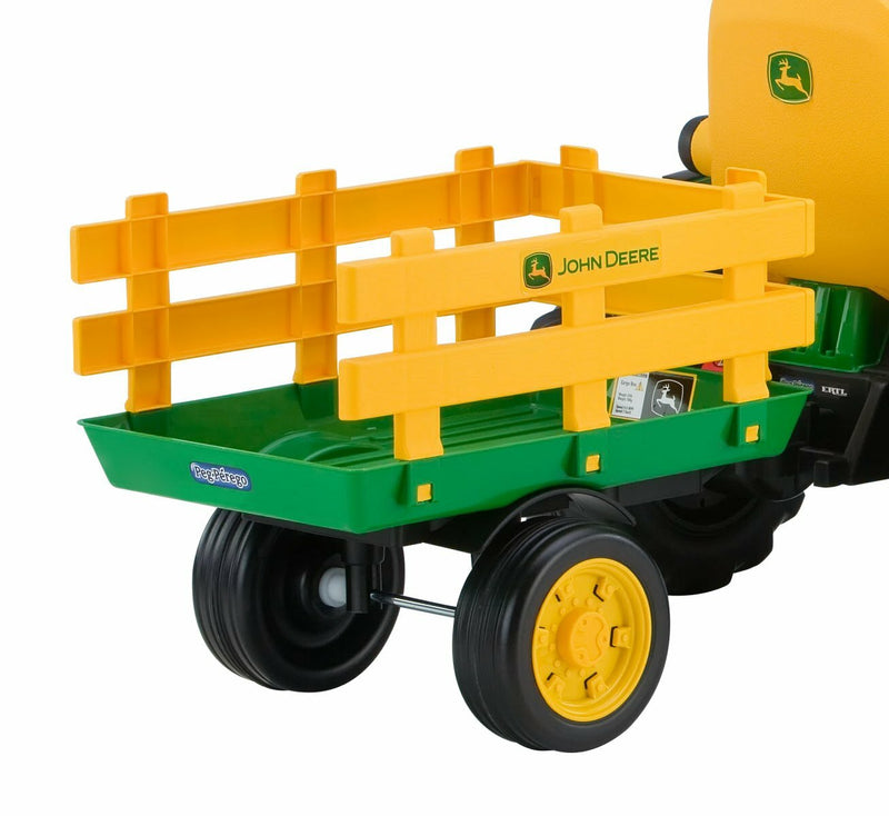 Battery-Powered Ride-On Tractor with Trailer Kit for Kids Outdoor Play