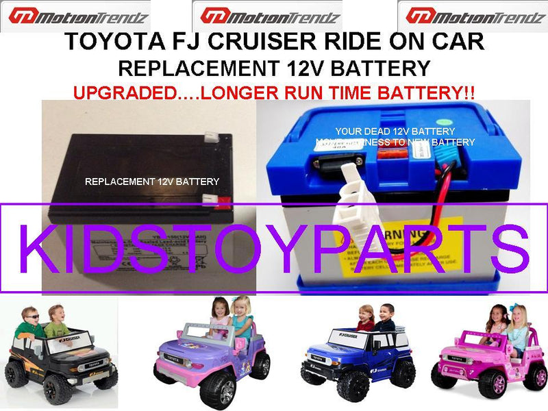 12V Replacement Battery for FJ Cruiser with Extended Run Time