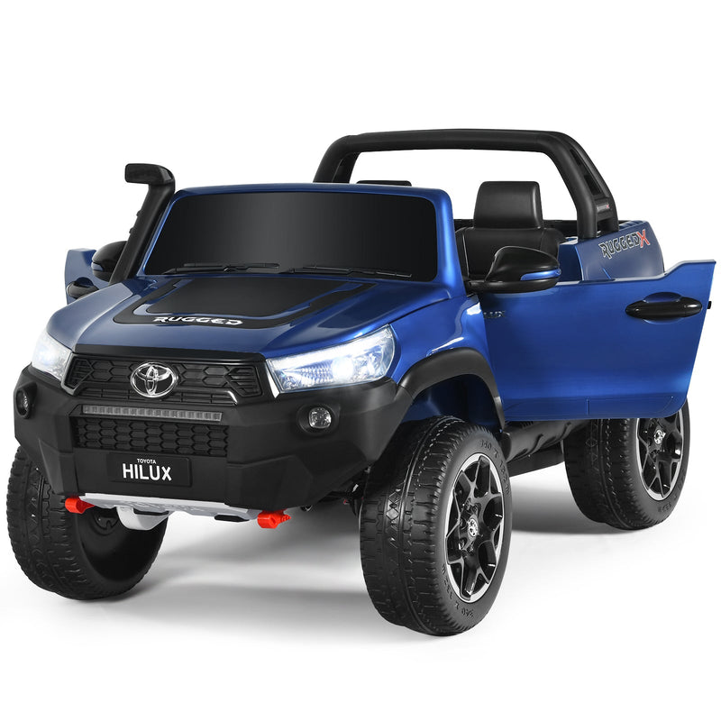 2-Seater Toyota Hilux Ride On Truck with Remote Control - 4WD, 2*12V Battery Powered