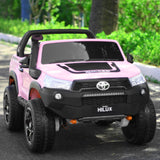 2-Seater Toyota Hilux Ride On Truck with Remote Control - 4WD, 2*12V Battery Powered