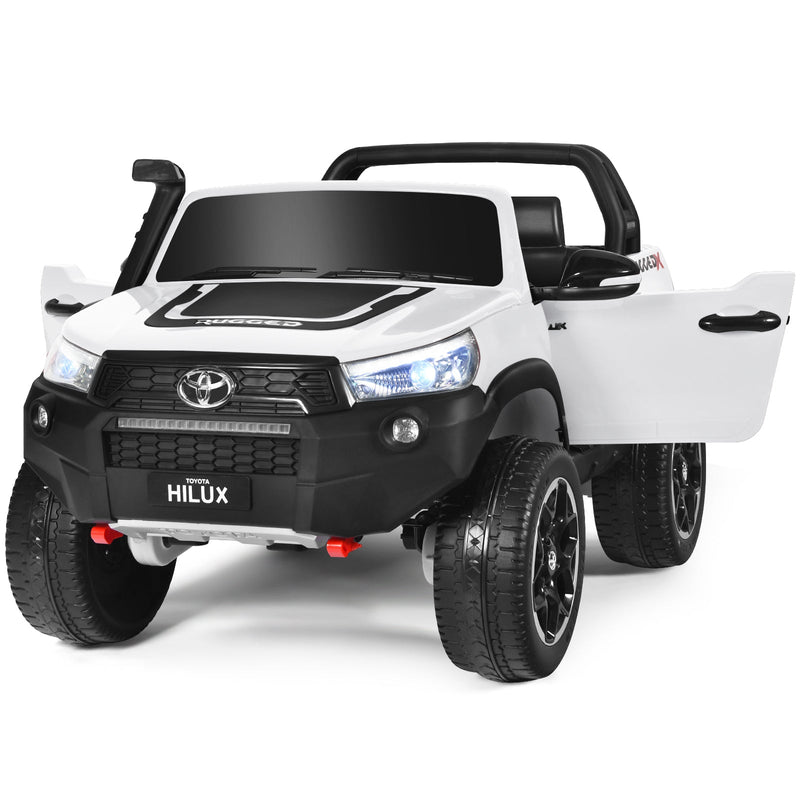 2-Seater Toyota Hilux Ride On Truck with Remote Control - 4WD, 2*12V Battery Powered