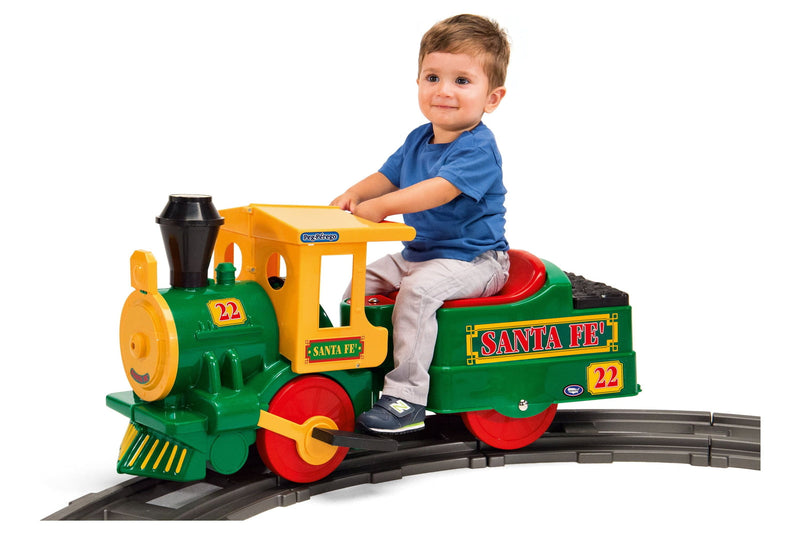 6-Volt Battery-Powered Santa Train Ride-On Toy