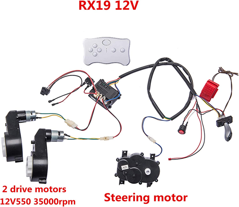 Transform Your Child's Ride with the 12V DIY Modified Car Harness and Remote Control Circuit Set