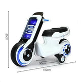 Electric Kids Lightcycle Ride-On Motorcycle Scooter Toy