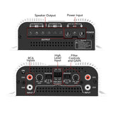 Taramps TS1200X4 V2 1200W RMS 4-Channel Amplifier 2-Ohm