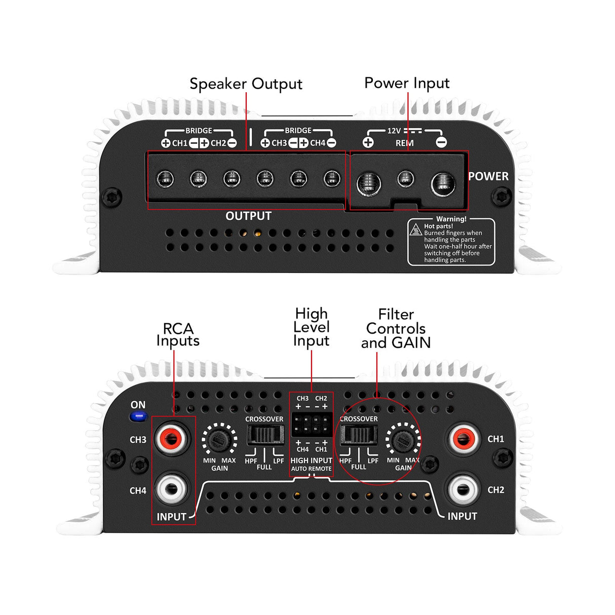 Taramps TS 800x4 + PRO 2.4S Car Amplifier & Processor COMBO Taramps USA
