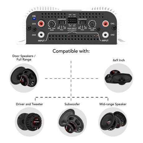 Taramps TS 800x4 Car Audio Amplifier Taramps US