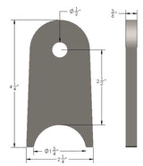3/8" Thick 1 3/4" Tube Link Tab