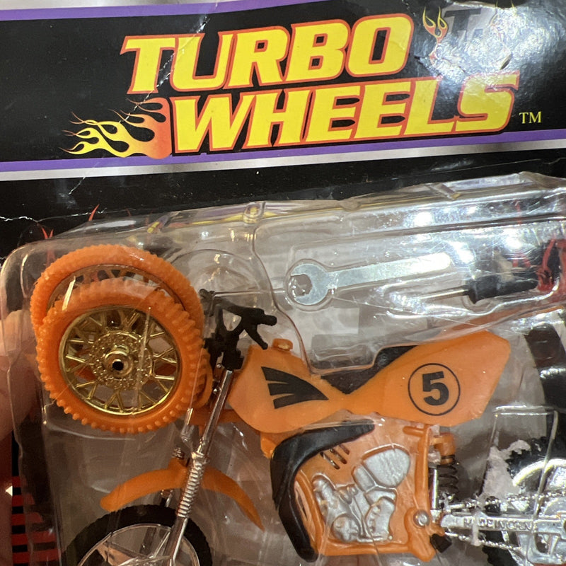 Turbo Wheels Motorcycle with Accessories Set