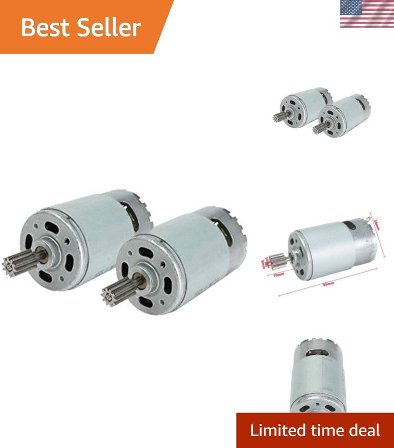 24V RS550 Electric Motors for Kids' Ride-On Toys – 2 Pack