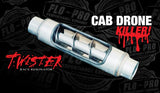 5" Round Body Stainless Diesel Resonator | 4"-5" Inlet/Outlet