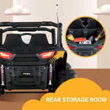 Uenjoy 12V Electric Off-Road UTV Ride On Car for Two, Realistic Design