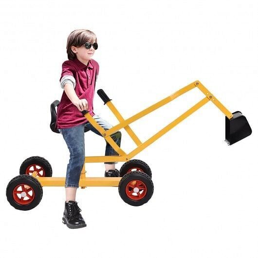 Ultimate 4-Wheel Excavator Sand Digger for Heavy-Duty Kid Playtime