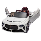 Ultimate Bentley Mulsanne 12V7A Kids Ride-On Car with 2.4G Remote Control for Parents - Upgraded Version