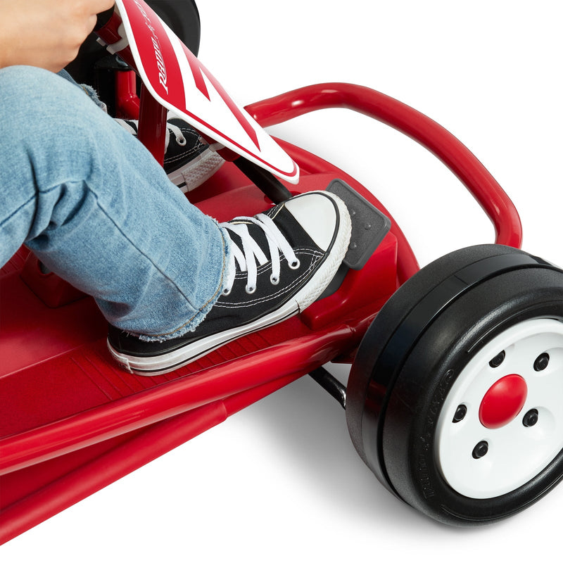 Go-Kart 24V Battery-Powered Ride-On Toy for Kids Ages 3-8 with 8mph Max Speed