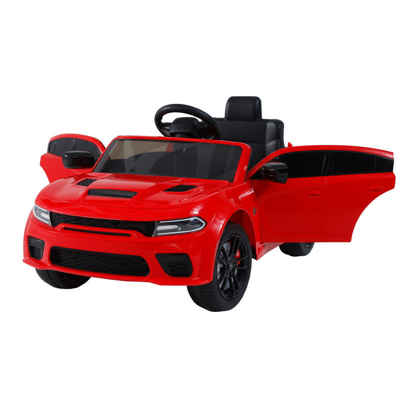 Ultimate Licensed Dodge Charger, 12v Kids Ride-On Car with Parental Remote Control and Electric Power