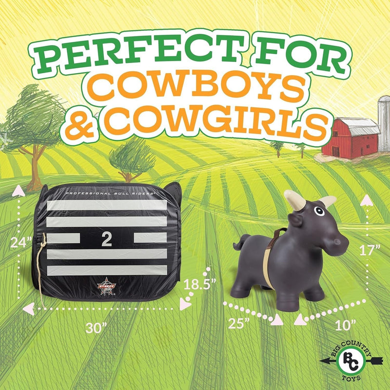 Rodeo Adventure Little Rider Bull and PBR Bucking Chute Kids Toy Set