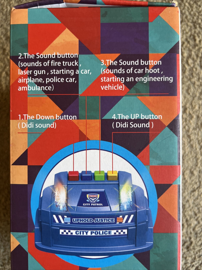 Kids Garage Toy Set with Race Car Ramp Track and Vehicle for Toddlers Age 3+