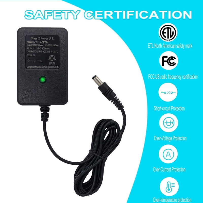 12V Universal Battery Charger for Kids' Ride-On Toys with Safety Certification