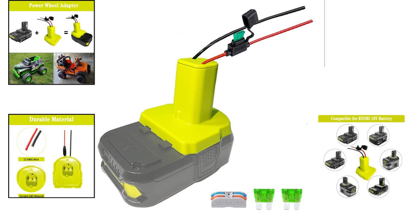 Universal 18V Battery Adapter for Power Wheels and Robotics Toy Upgrades