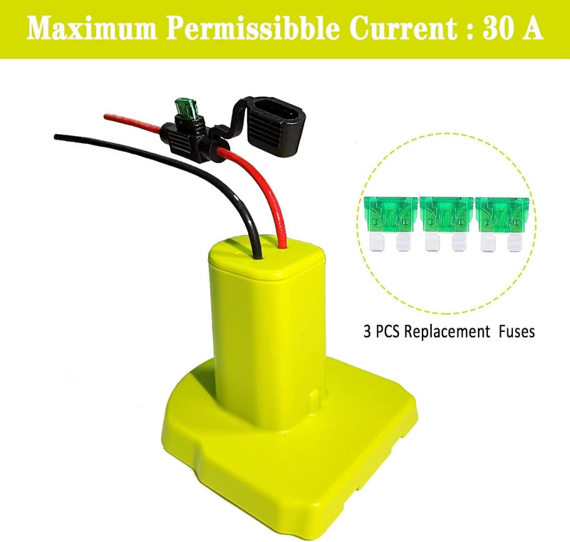 Universal 18V Battery Adapter for Power Wheels and Robotics Toy Upgrades