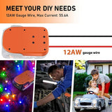 Universal 18V Hyper li-ion Battery Adapter for Ridgid AEG 10X Power Wheels