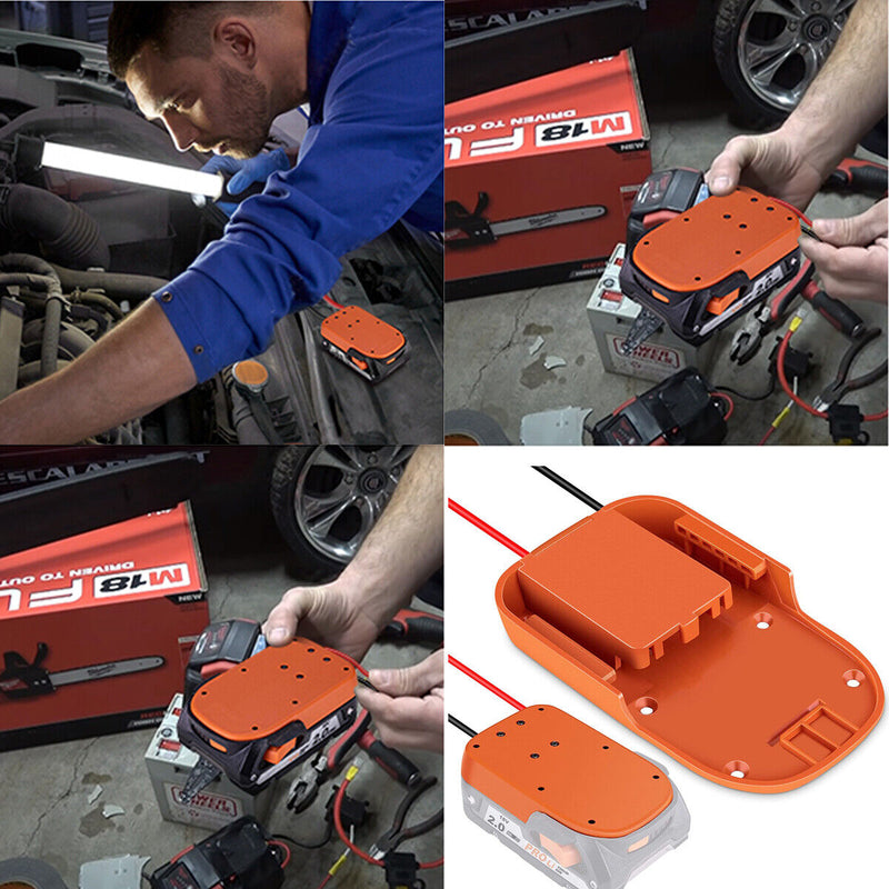 Universal 18V Hyper li-ion Battery Adapter for Ridgid AEG 10X Power Wheels