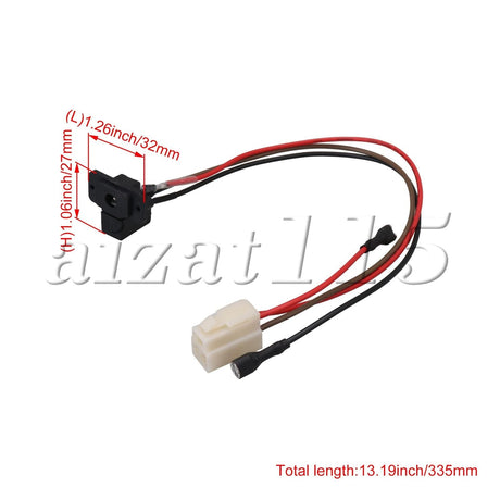 Universal 3-Pin Power Storage and Charging Interface for Child Ride-On Cars (33.5cm)