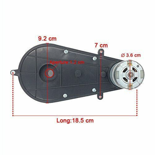 Universal 30000 RPM High Speed Power Drive Motor Gearbox for Kids Ride-On Car