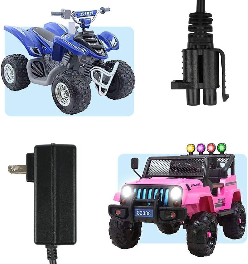 Universal 6ft 12V Battery Charger Cable Certified Safe