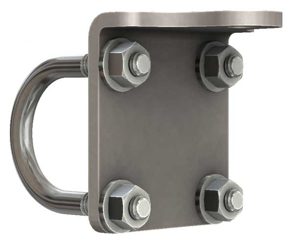 Universal Bent Steering Stabilizer Bracket