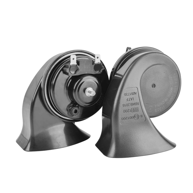 Universal Car Horn Upgrade Kit 12V High Low Dual Tone Snail Loud Water-Resistant