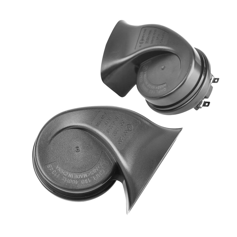 Universal Car Horn Upgrade Kit 12V High Low Dual Tone Snail Loud Water-Resistant