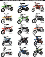 Adjustable Training Wheels Universal Fit for Razor MX125 to MX650 Models