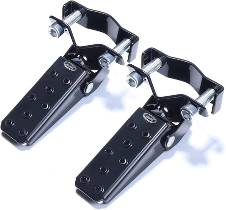 Universal Folding Motorcycle Foot Pegs Pedals Compatible with Mini Bikes and ATVs