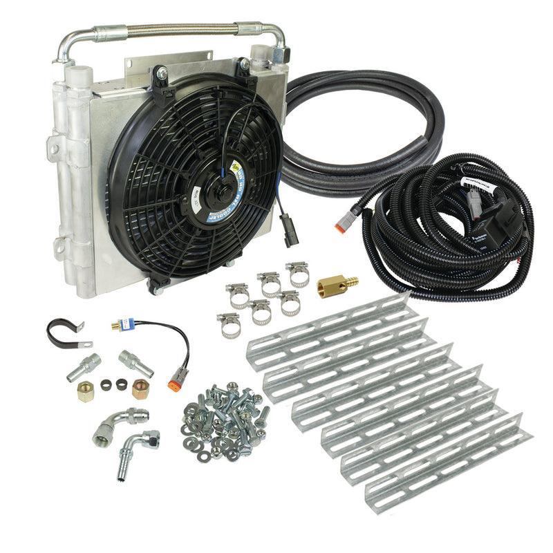 Universial Xtrude Double Stacked Transmission Cooler Kit 1/2in Tubing (1030606-DS-12)