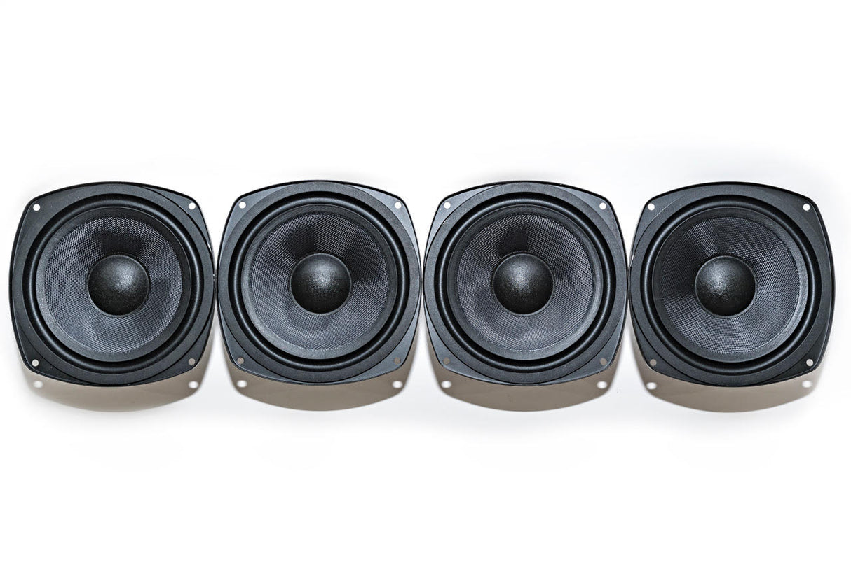 Bavsound Rear Deck Subwoofer Replacement Kit (4 Speakers) BMW E38 7 Series 1995-2001 Bavsound LLC