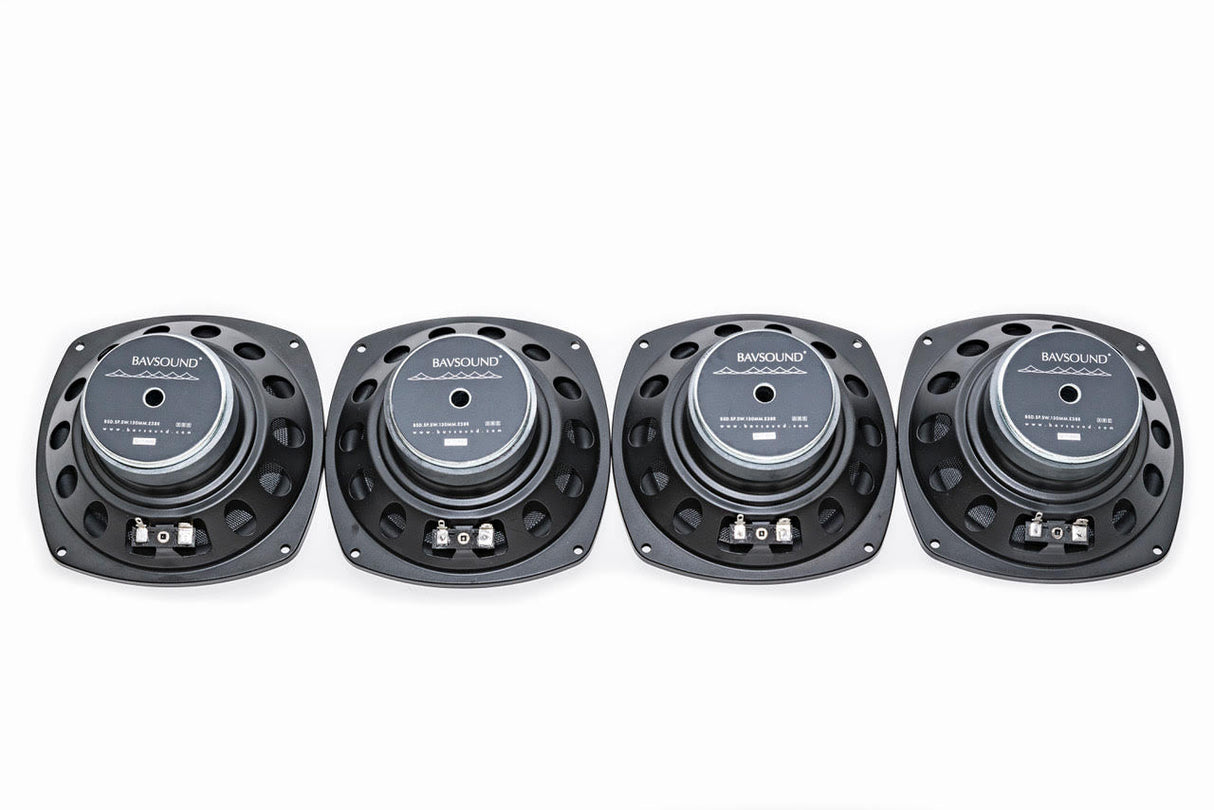 Bavsound Rear Deck Subwoofer Replacement Kit (4 Speakers) BMW E38 7 Series 1995-2001 Bavsound LLC