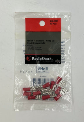 Female Insulated Crimp on Quick disconnects 6404039 TekShack