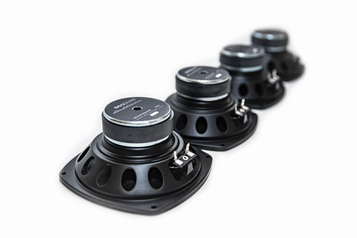 Bavsound Rear Deck Subwoofer Replacement Kit (4 Speakers) BMW E38 7 Series 1995-2001 Bavsound LLC
