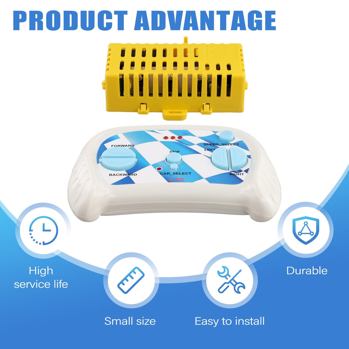 Children's Electric Car with 24V 2.4G Remote Control and Receiver Box