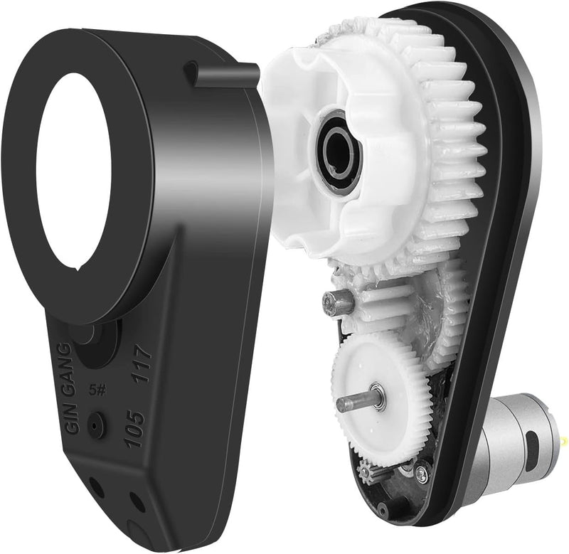 24V RS555 High Torque Motor with 30000RPM Gearbox for Power Wheels Upgrade