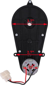 12V 550 Gearbox Set of 2 for High-Speed Kids Electric Vehicles Upgrade