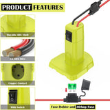 18V Power Wheels Adapter for RC Toys with Enhanced Safety Features