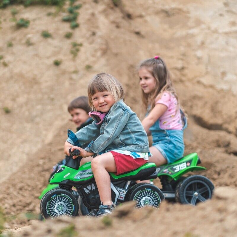 Upgrade Your Ride: FALK Rider Racing Green Wide Wheels - Now Available!