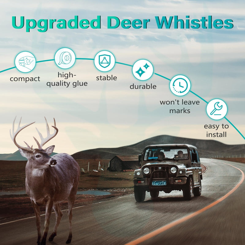 Upgraded Deer Whistle Car Horn for Vehicle Safety and Wildlife Protection