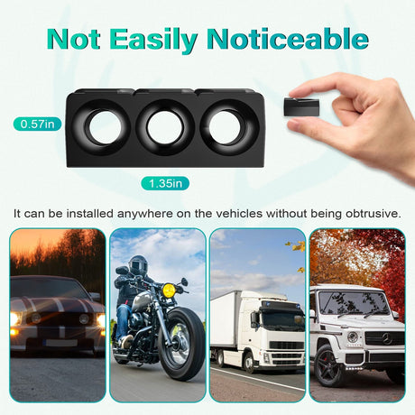 Upgraded Deer Whistle Car Horn for Vehicle Safety and Wildlife Protection