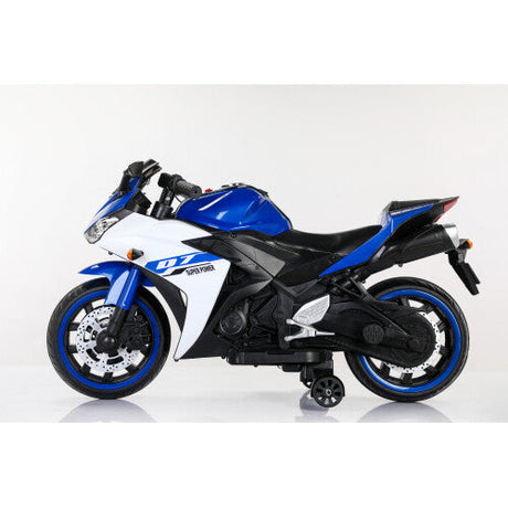2024 Kids 12V Electric Ride-On Dirt Bike with Training Wheels for Children